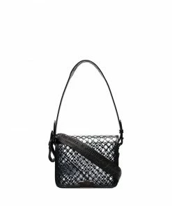 Off-White PVC net shoulder bag