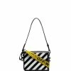 Off-White striped tape shoulder bag