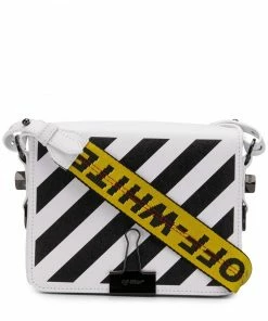 Off-White diagonal stripe crossbody bag