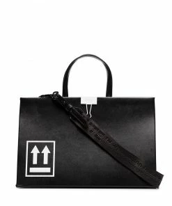 Off-White medium box tote