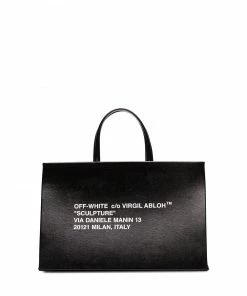 Off-White medium box tote