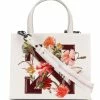 Off-White floral-print logo tote bag