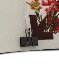 Off-White Diagonal Arrows floral print tote