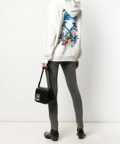 Off-White Fringed flap bag