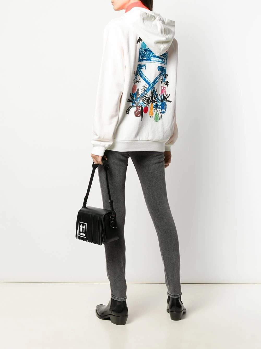 Hot Sale ๐ Off-White Fringed flap bag โค๏ธ 4 Off-White Fringed flap bag