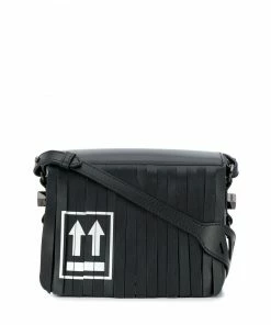 Hot Sale ๐ Off-White Fringed flap bag โค๏ธ 13 Off-White Fringed flap bag