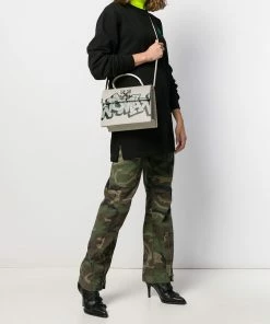 Off-White Jitney graffiti tote