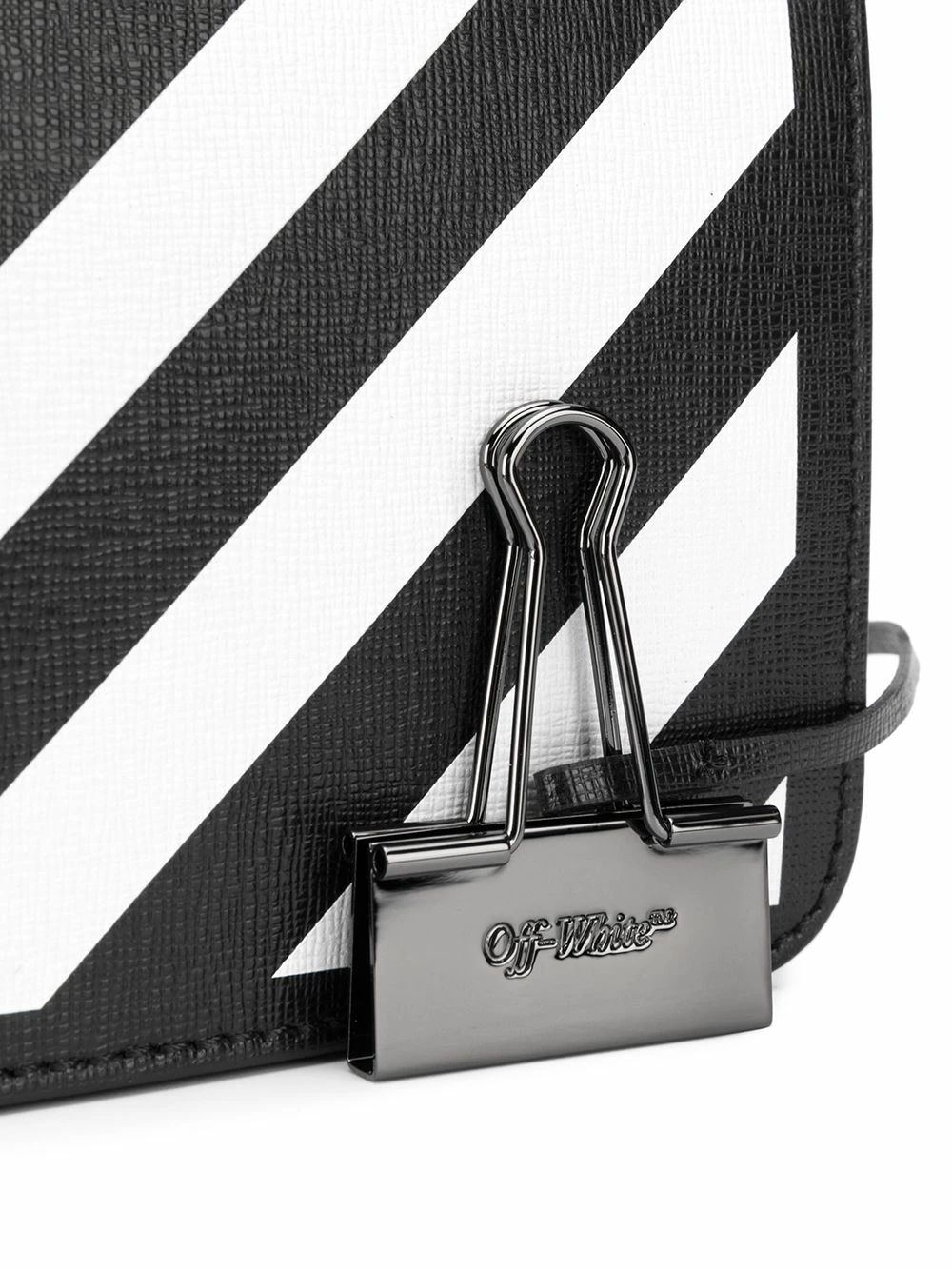 Best deal ๐ Off-White Diagonal stripe motif shoulder bag ๐ 7 Off-White diagonal stripe motif shoulder bag
