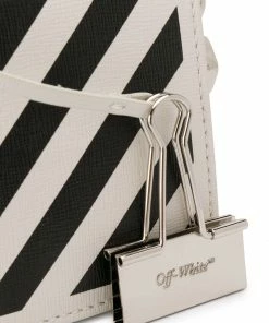 Off-White Diag Binder Clip shoulder bag