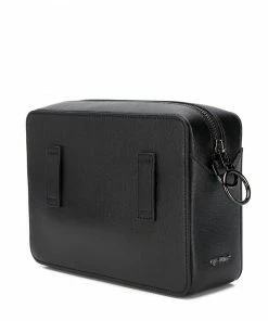 Off-White striped camera bag