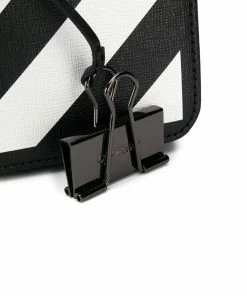 Off-White striped camera bag
