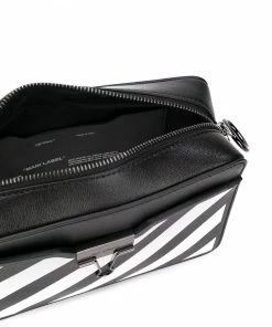 Off-White striped camera bag