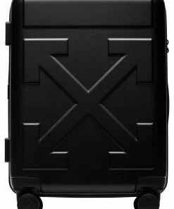 Off-White arrow-detail trolley suitcase