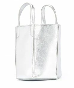 Off-White Laminate Allen bucket bag