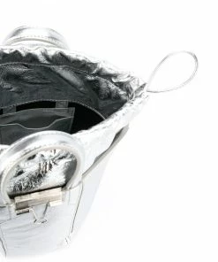 Off-White Laminate Allen bucket bag