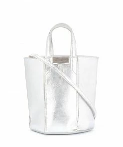 Off-White Laminate Allen bucket bag