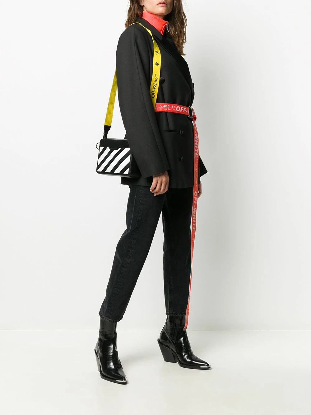 Budget ๐ Off-White Small diagonal stripes camera bag ๐ฏ 4 Off-White small diagonal stripes camera bag