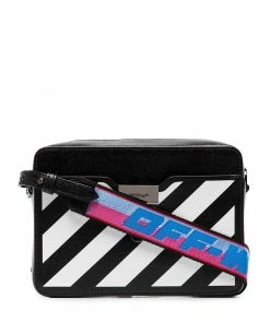Off-White Diag leather crossbody bag