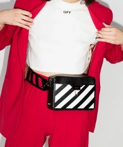 Off-White Diag leather crossbody bag
