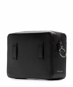 Off-White Diag leather crossbody bag