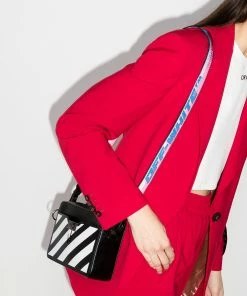 Off-White Diag leather crossbody bag