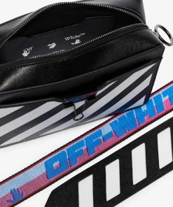 Off-White Diag leather crossbody bag