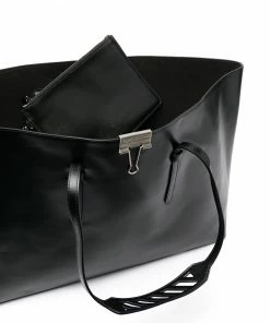 Best Sale ๐ Off-White Clip motif tote bag ๐ 11 Off-White clip motif tote bag