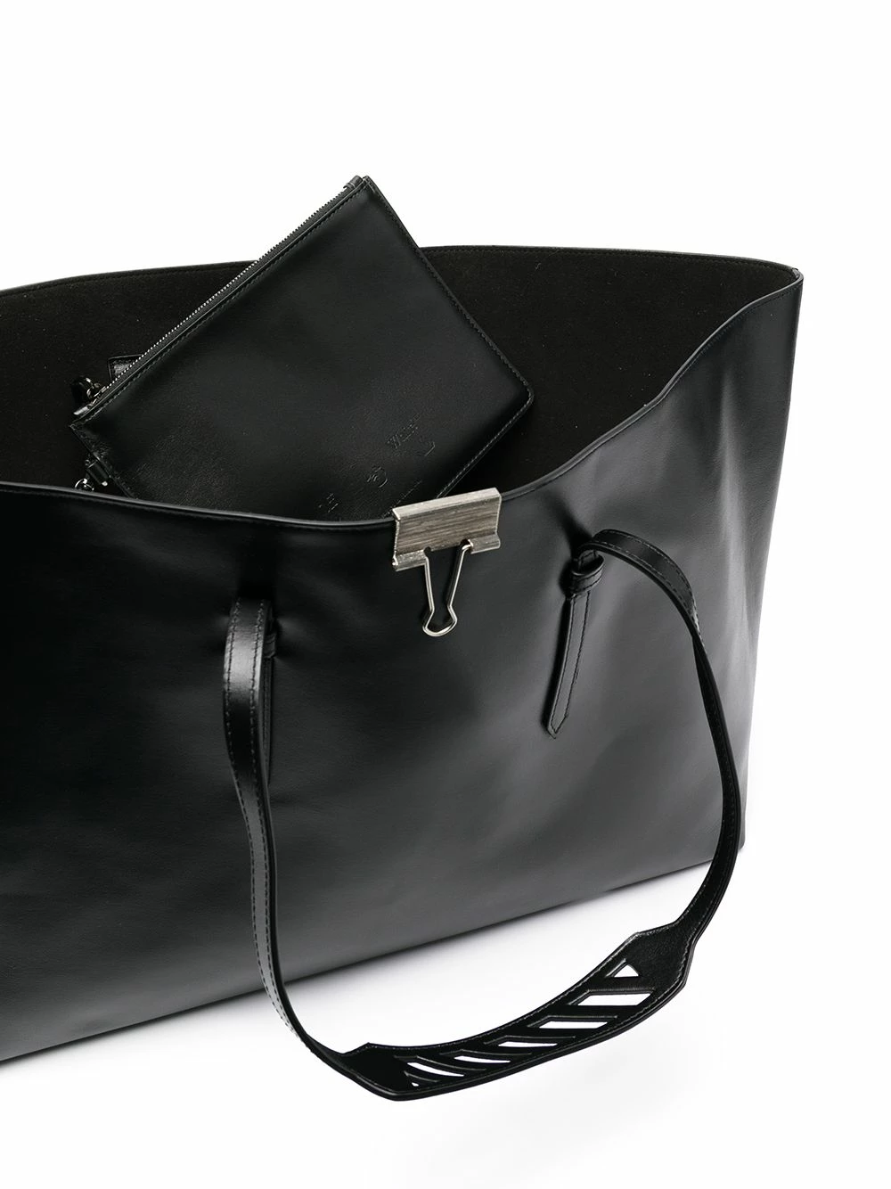 Best Sale ๐ Off-White Clip motif tote bag ๐ 7 Off-White clip motif tote bag