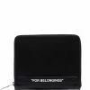 Off-White Quote leather clutch bag