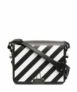 Off-White diagonal flap bag
