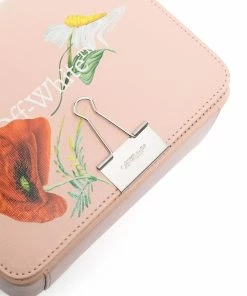 Off-White logo-tape detail shoulder bag