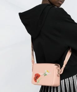 Off-White logo-tape detail shoulder bag