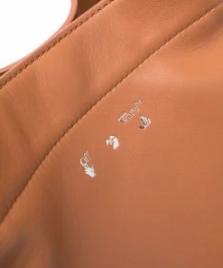 Off-White woven handle tote bag