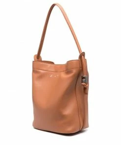 Off-White woven handle tote bag