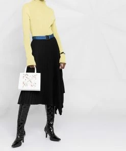 Off-White floral Arrows motif box bag