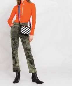 Off-White small Diag Flap bag