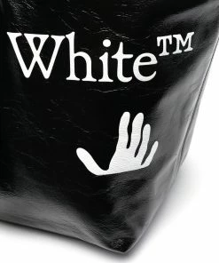 Off-White logo-print Commercial tote bag