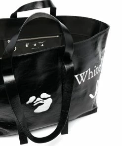Off-White logo-print Commercial tote bag