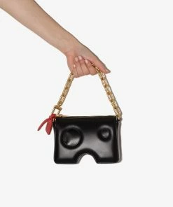Off-White Burrow-15 leather mini bag