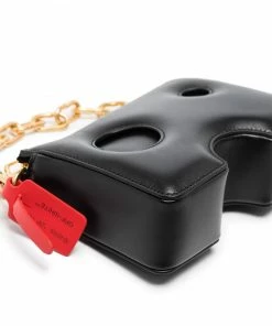 Off-White Burrow-15 leather mini bag