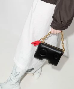 Off-White Burrow-15 leather mini bag