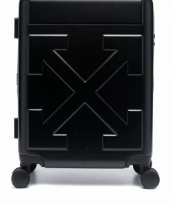 Off-White Arrow motif cabin trolley case