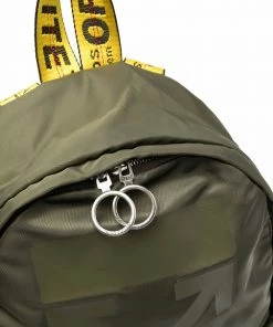 Off-White RUBBER ARROW BACKPACK GREEN GREEN