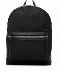 Off-White monogram-jacquard backpack