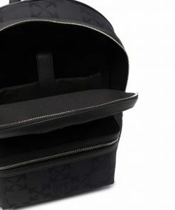 Off-White monogram-jacquard backpack