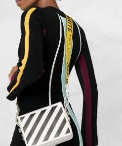Best Pirce ๐งจ Off-White Diag logo-plaque shoulder bag ๐คฉ 11 Off-White Diag logo-plaque shoulder bag