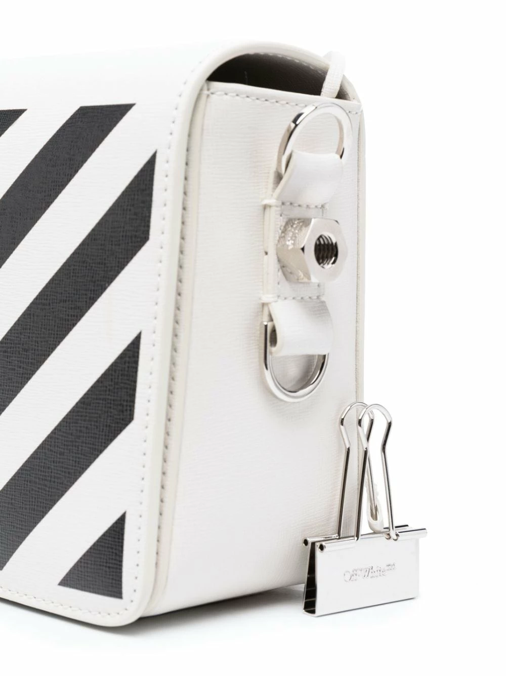 Best Pirce ๐งจ Off-White Diag logo-plaque shoulder bag ๐คฉ 7 Off-White Diag logo-plaque shoulder bag