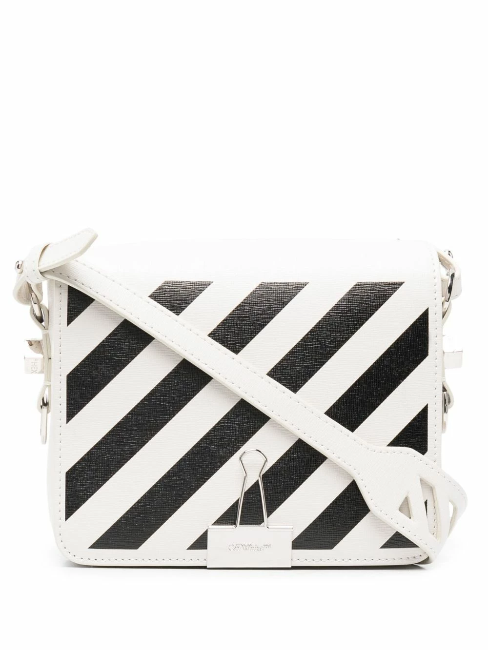 Best Pirce ๐งจ Off-White Diag logo-plaque shoulder bag ๐คฉ 9 Off-White Diag logo-plaque shoulder bag