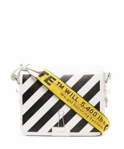 Off-White Diag logo-plaque shoulder bag