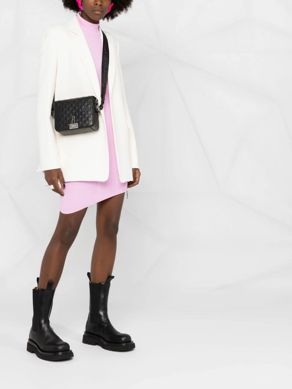 Hot Sale ๐ Off-White Binder Clip debossed camera bag ๐ 4 Off-White Binder Clip debossed camera bag